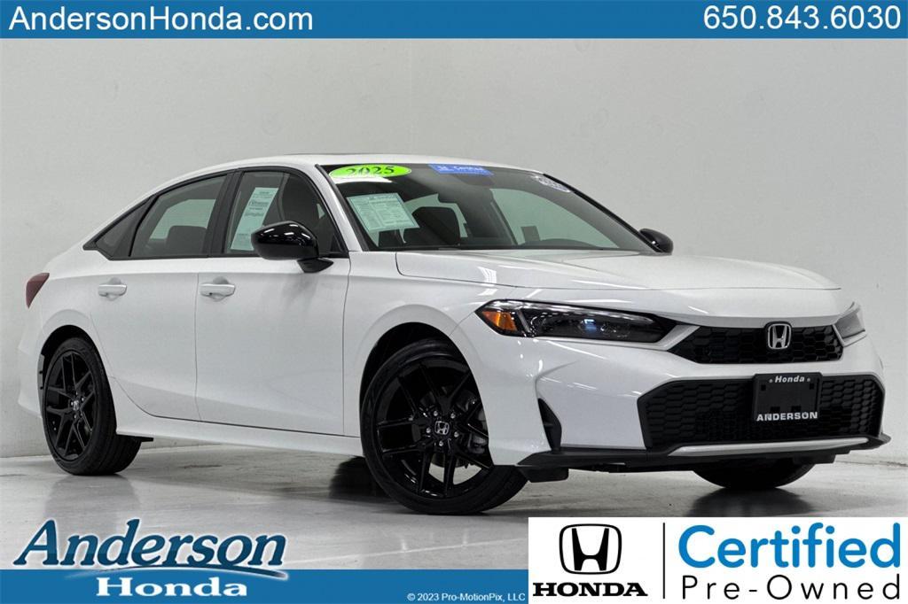 used 2025 Honda Civic Hybrid car, priced at $28,485