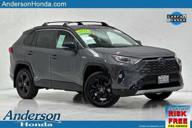 used 2021 Toyota RAV4 Hybrid car, priced at $35,981