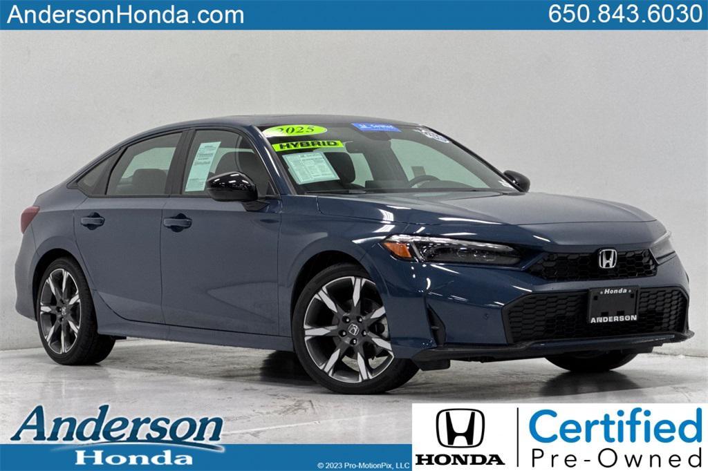 used 2025 Honda Civic Hybrid car, priced at $31,485