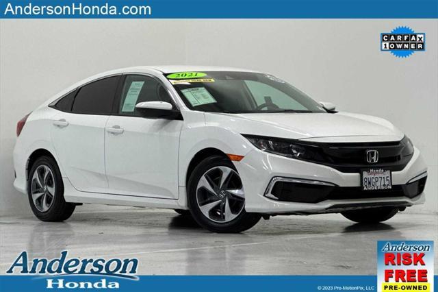 used 2021 Honda Civic car, priced at $19,481
