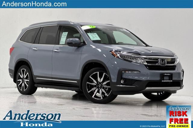 used 2022 Honda Pilot car, priced at $39,481