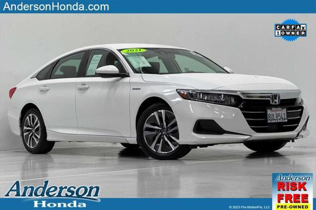 used 2021 Honda Accord Hybrid car, priced at $25,981