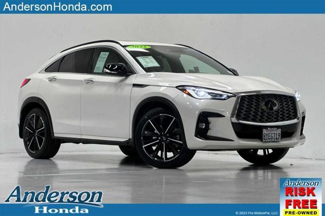 used 2022 INFINITI QX55 car, priced at $30,481