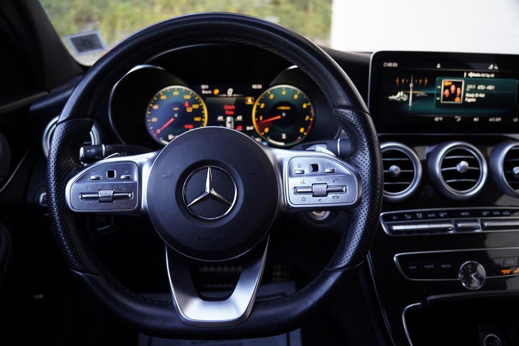used 2021 Mercedes-Benz C-Class car, priced at $19,995