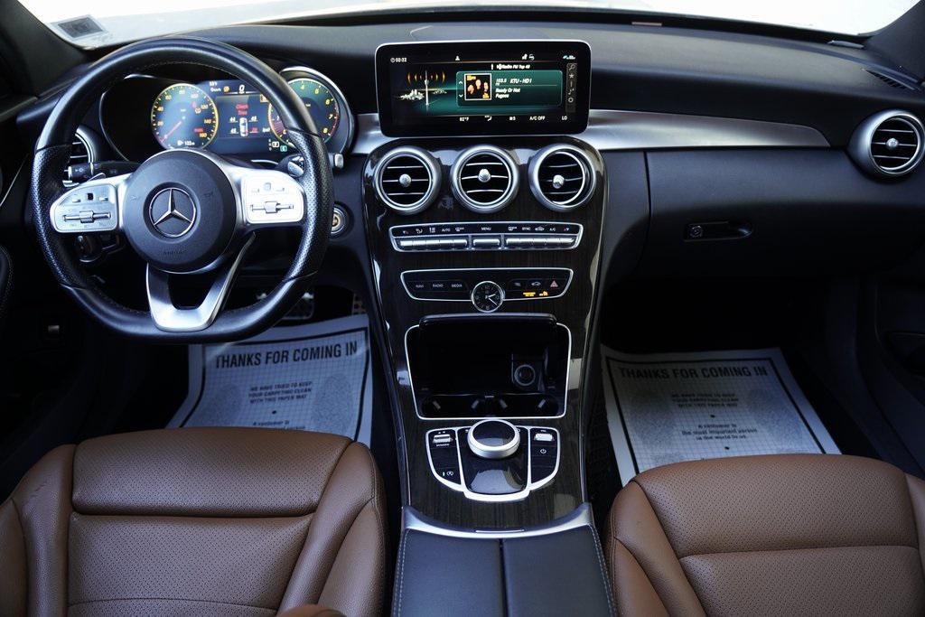 used 2021 Mercedes-Benz C-Class car, priced at $19,995