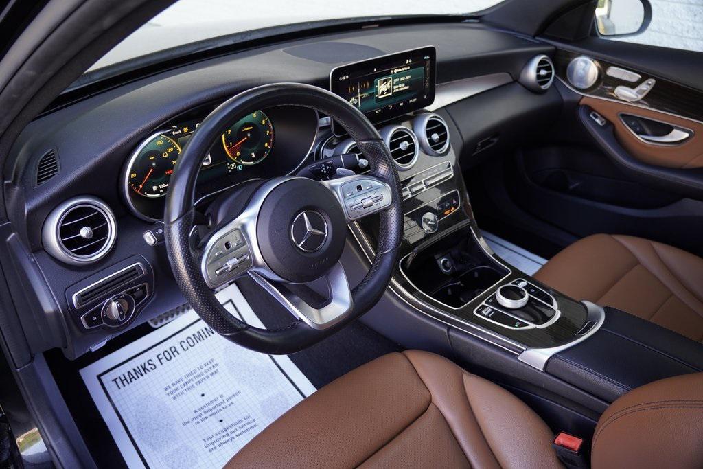 used 2021 Mercedes-Benz C-Class car, priced at $19,995