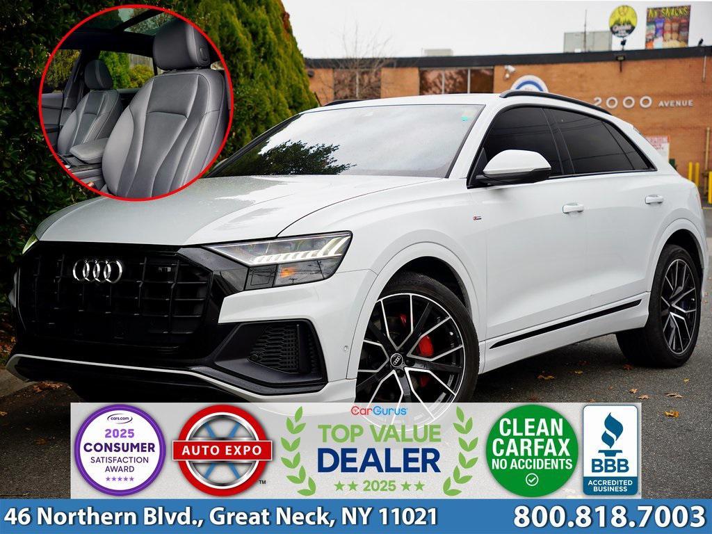 used 2021 Audi Q8 car, priced at $35,495