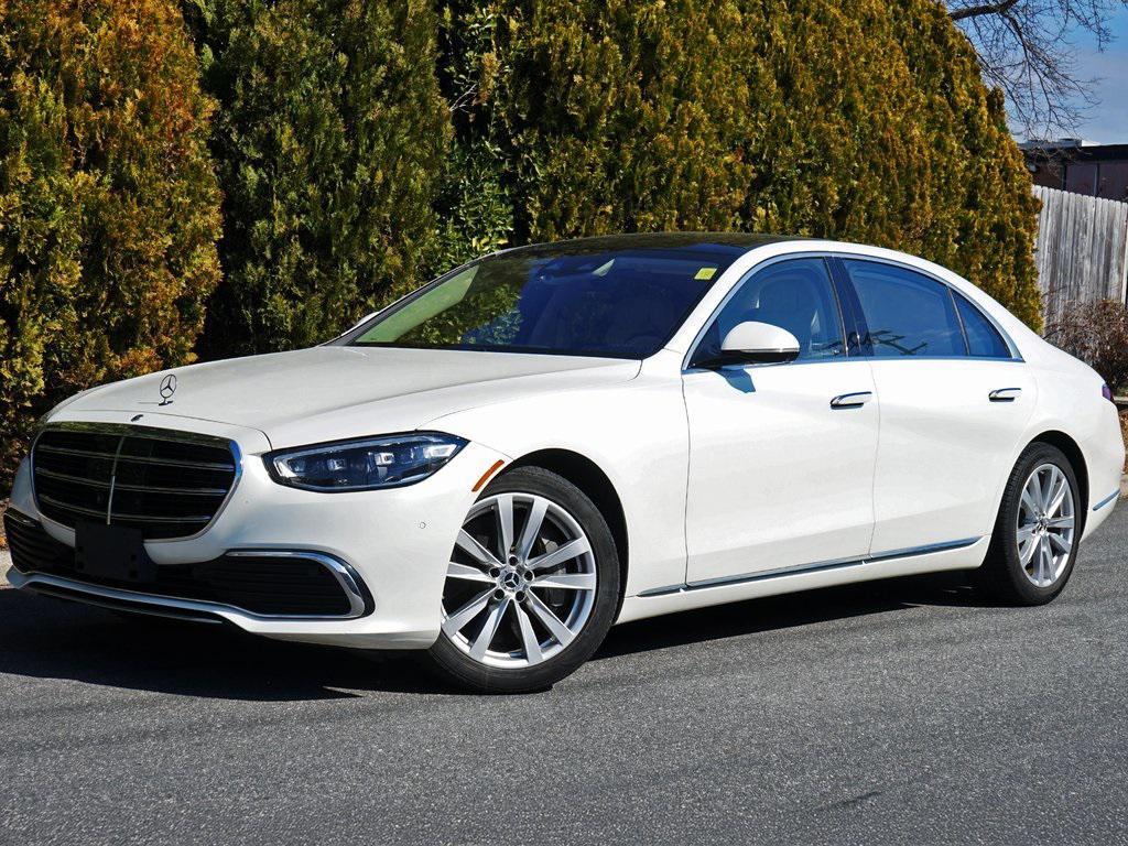 used 2022 Mercedes-Benz S-Class car, priced at $49,995