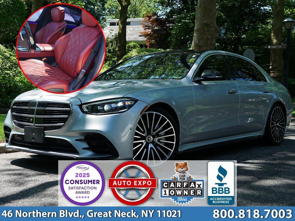 used 2021 Mercedes-Benz S-Class car, priced at $65,995