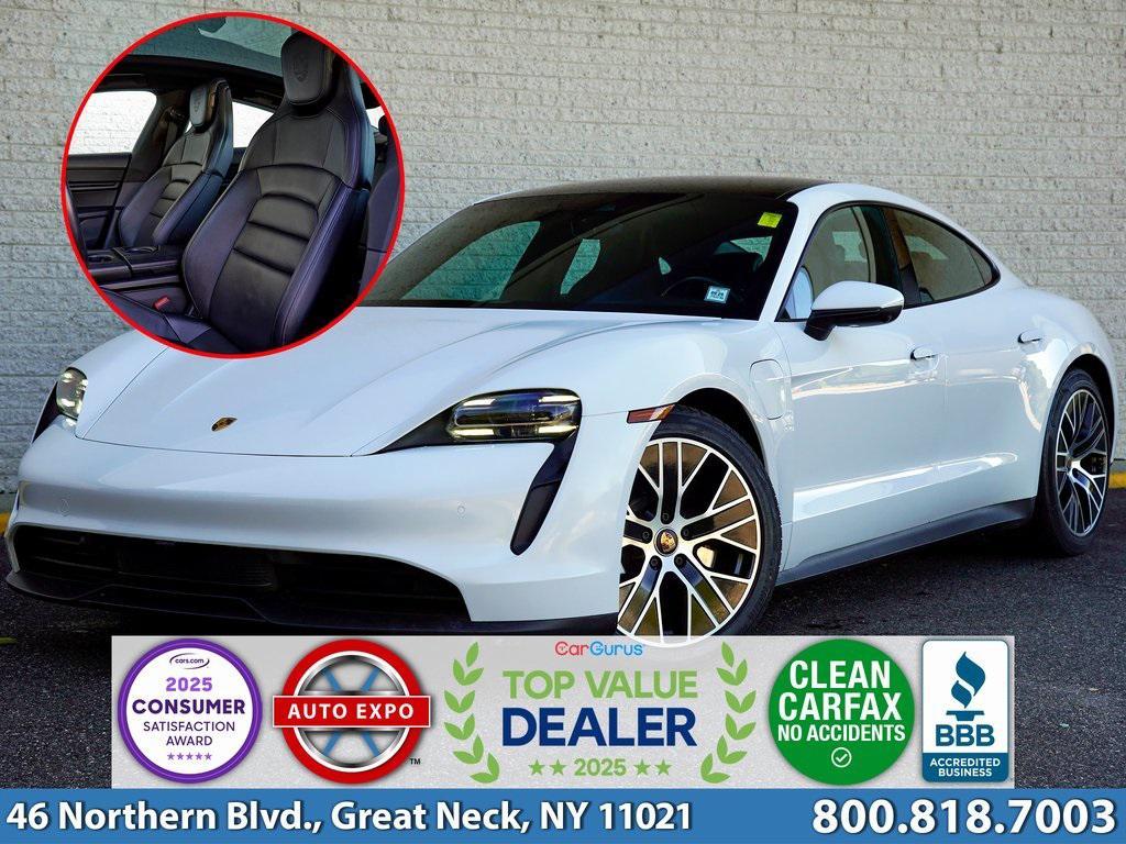 used 2021 Porsche Taycan car, priced at $39,195
