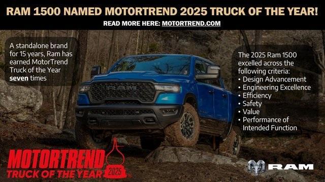 new 2025 Ram 1500 car, priced at $43,350