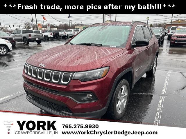 used 2022 Jeep Compass car, priced at $22,500