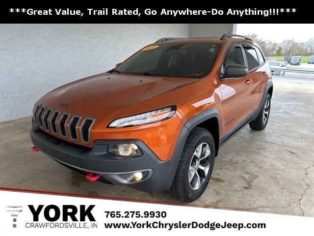 used 2015 Jeep Cherokee car, priced at $13,250