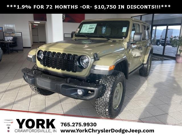 new 2025 Jeep Wrangler 4xe car, priced at $58,545