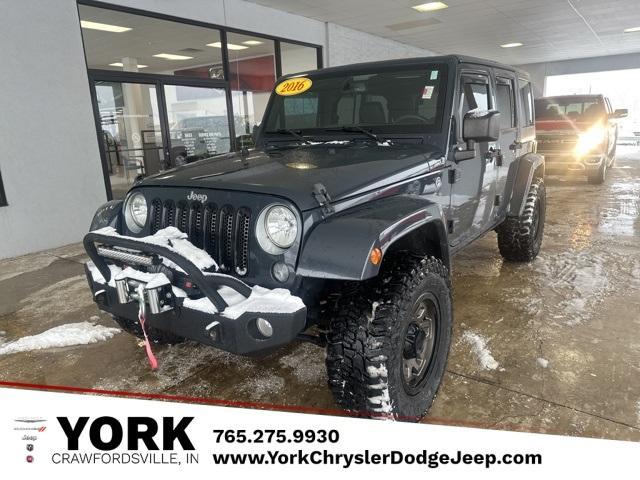 used 2016 Jeep Wrangler Unlimited car, priced at $15,000