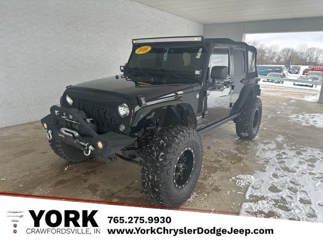 used 2016 Jeep Wrangler Unlimited car, priced at $25,000