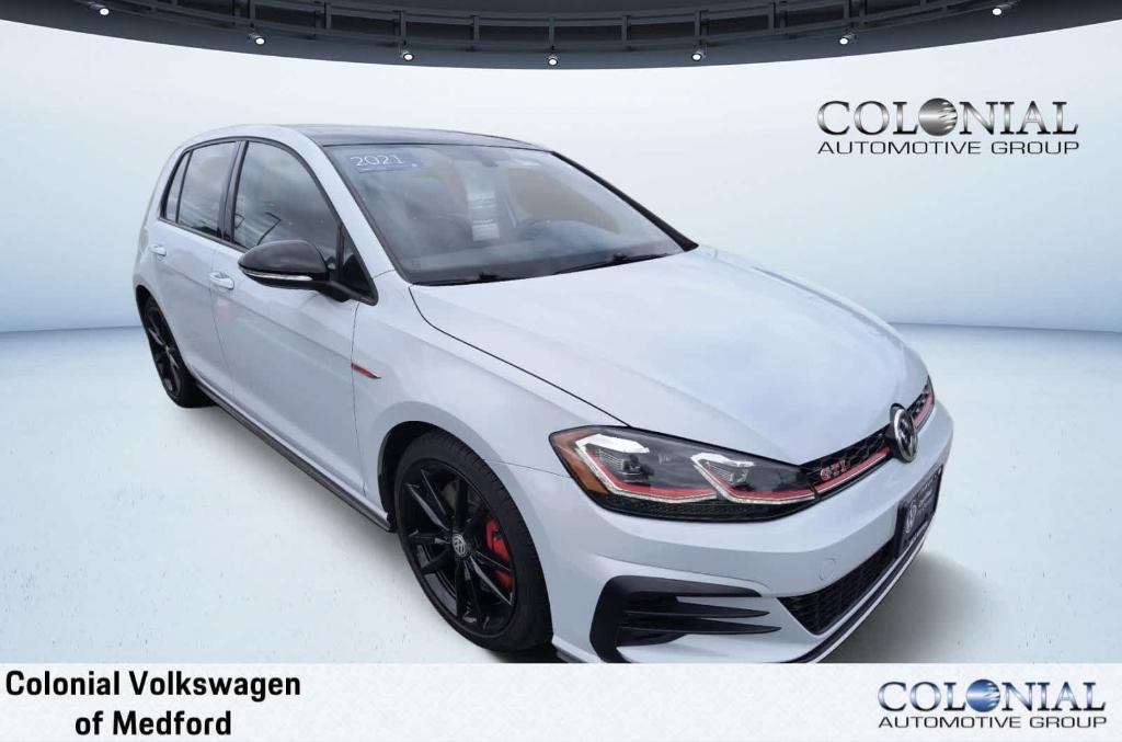 used 2021 Volkswagen Golf GTI car, priced at $26,391