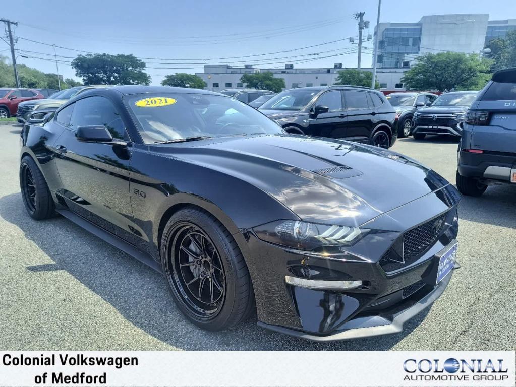 used 2021 Ford Mustang car, priced at $34,991