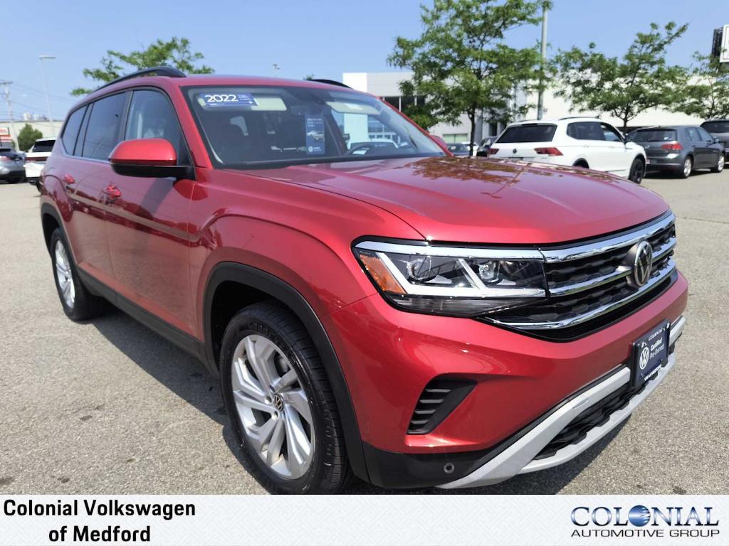 used 2022 Volkswagen Atlas car, priced at $34,691