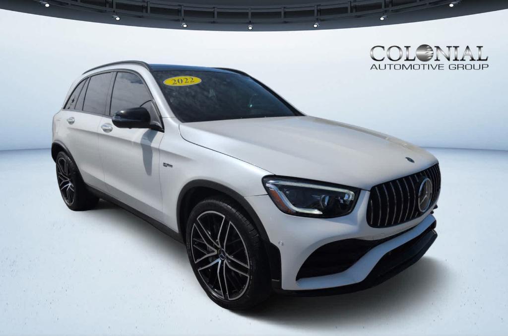 used 2022 Mercedes-Benz AMG GLC 43 car, priced at $48,991