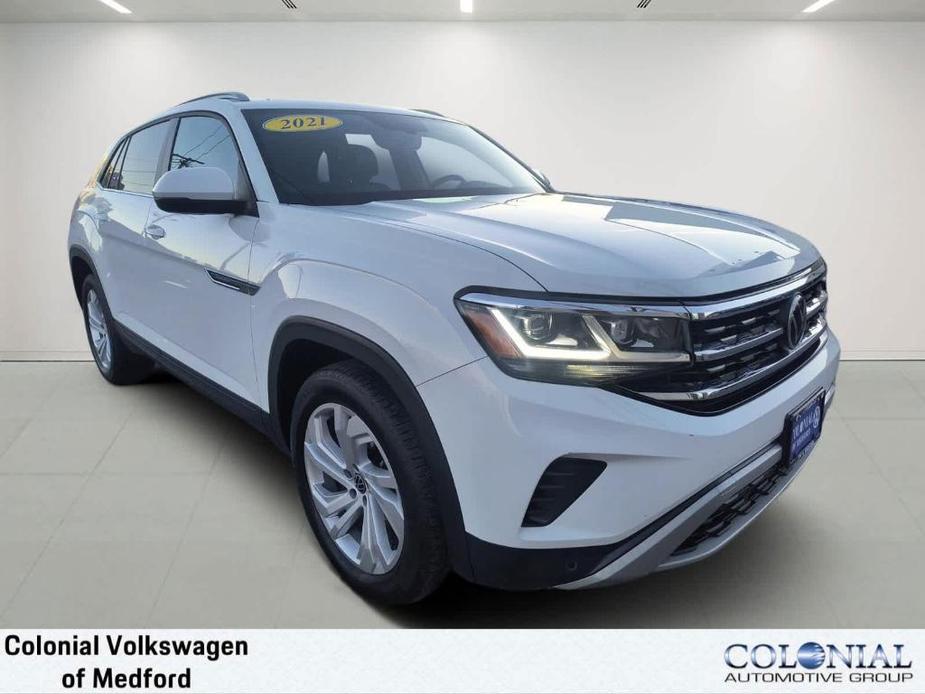 used 2021 Volkswagen Atlas Cross Sport car, priced at $26,591