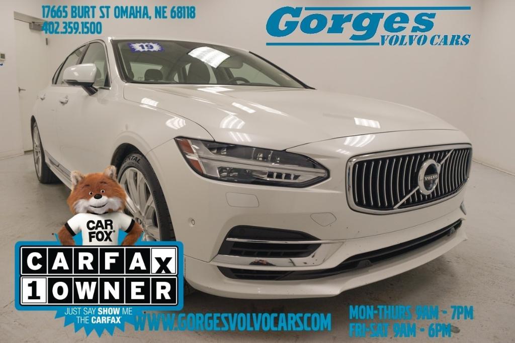 used 2019 Volvo S90 Recharge Plug-In Hybrid car, priced at $29,999