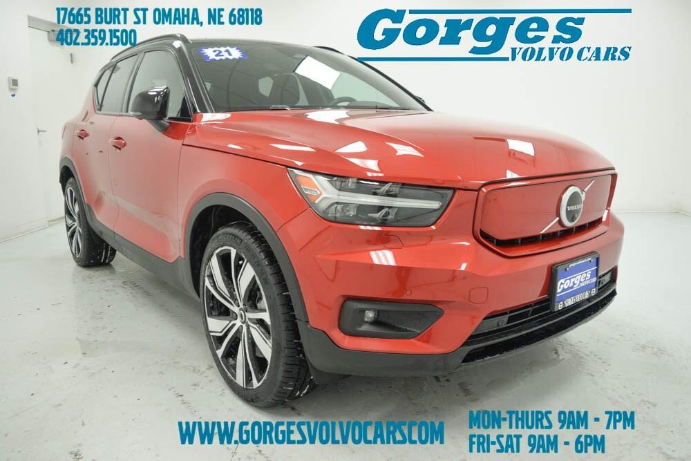 used 2021 Volvo XC40 Recharge Pure Electric car, priced at $27,375