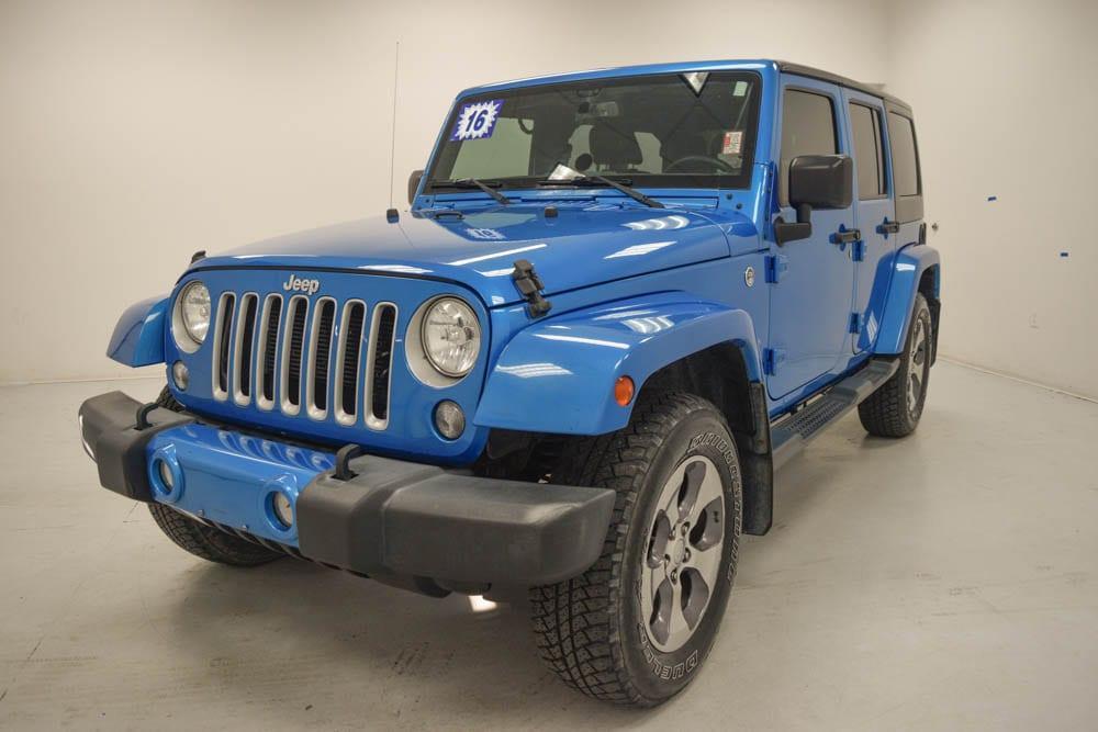 used 2016 Jeep Wrangler Unlimited car, priced at $22,836