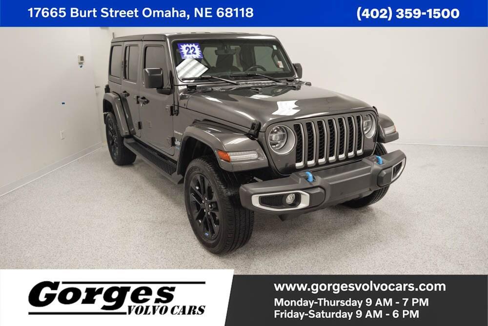 used 2022 Jeep Wrangler Unlimited 4xe car, priced at $32,782