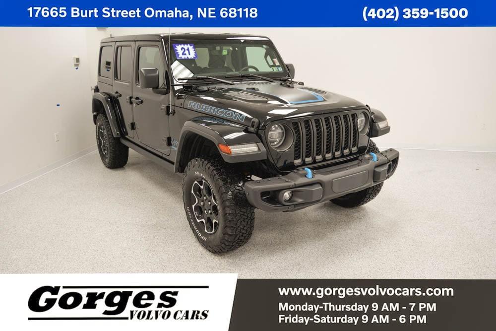 used 2021 Jeep Wrangler Unlimited 4xe car, priced at $34,007