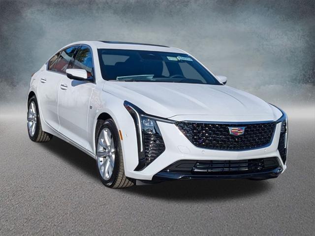 new 2025 Cadillac CT5 car, priced at $50,455