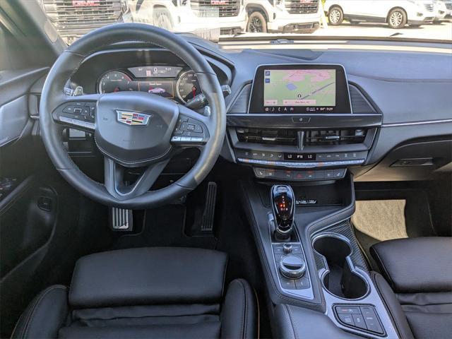 used 2022 Cadillac CT4-V car, priced at $38,600