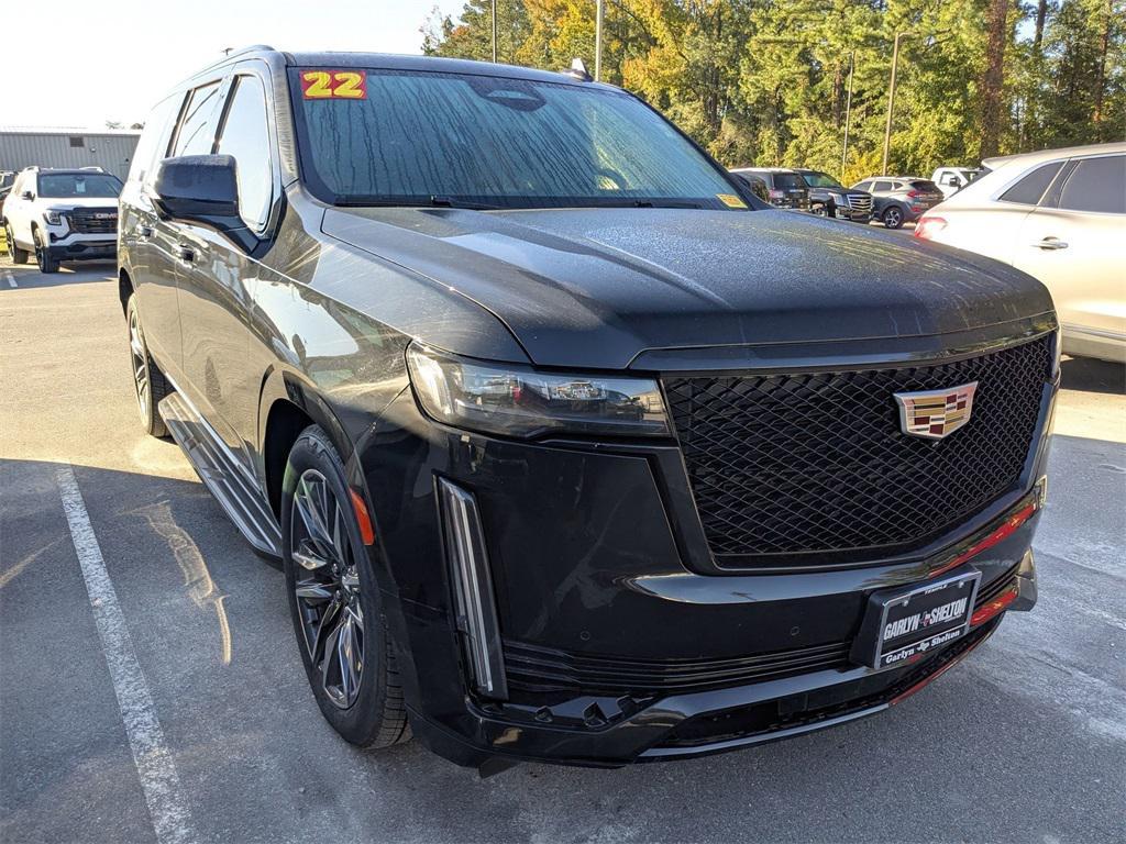 used 2022 Cadillac Escalade ESV car, priced at $65,998