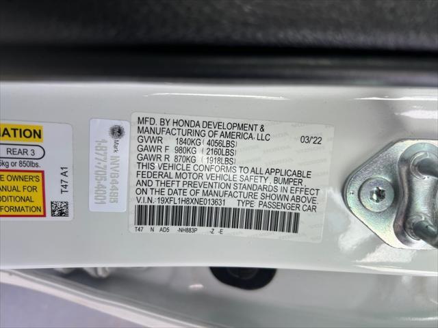 used 2022 Honda Civic car, priced at $27,699