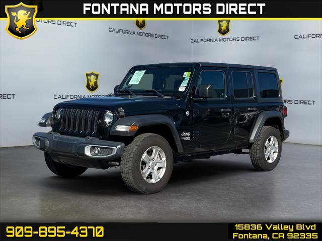 used 2021 Jeep Wrangler Unlimited car, priced at $21,299