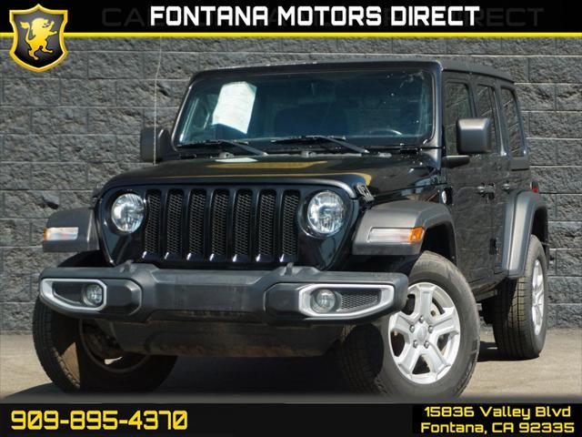 used 2021 Jeep Wrangler Unlimited car, priced at $21,399