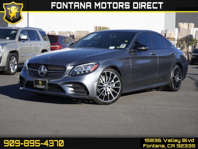 used 2021 Mercedes-Benz C-Class car, priced at $23,499