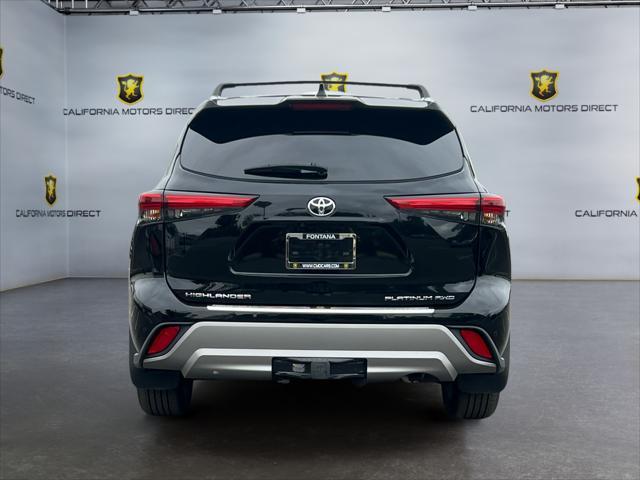 used 2022 Toyota Highlander car, priced at $39,799