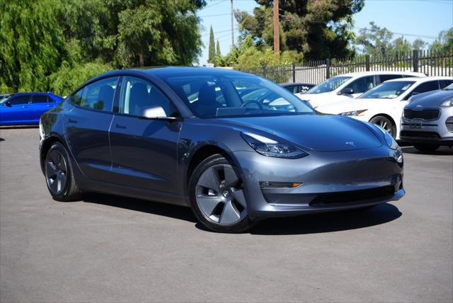 used 2022 Tesla Model 3 car, priced at $27,099