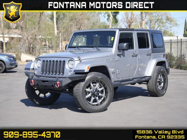 used 2017 Jeep Wrangler Unlimited car, priced at $24,499