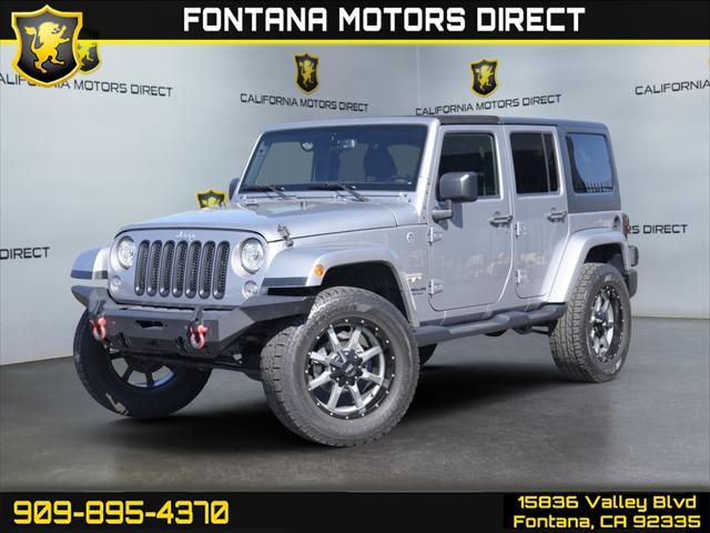 used 2017 Jeep Wrangler Unlimited car, priced at $23,299