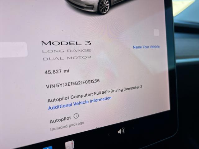 used 2018 Tesla Model 3 car, priced at $23,899