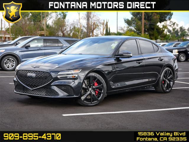 used 2022 Genesis G70 car, priced at $30,699