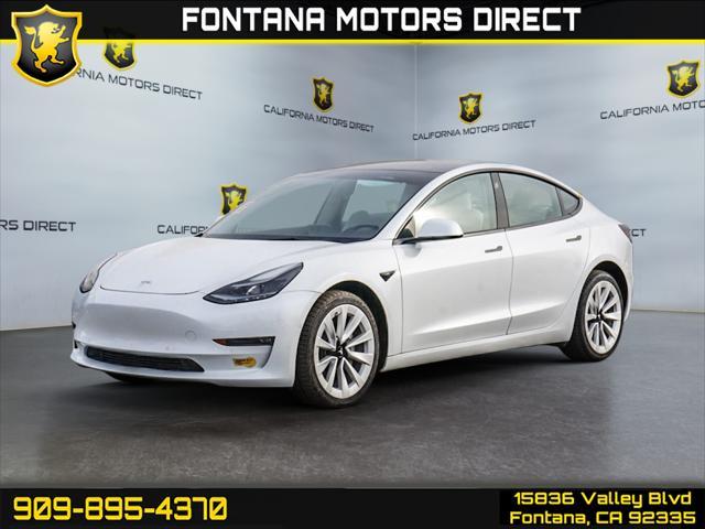 used 2022 Tesla Model 3 car, priced at $27,699