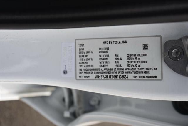 used 2022 Tesla Model 3 car, priced at $27,699