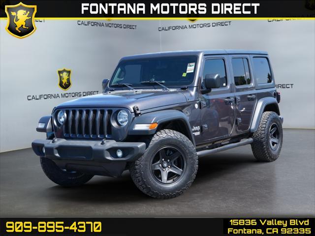 used 2019 Jeep Wrangler Unlimited car, priced at $24,313