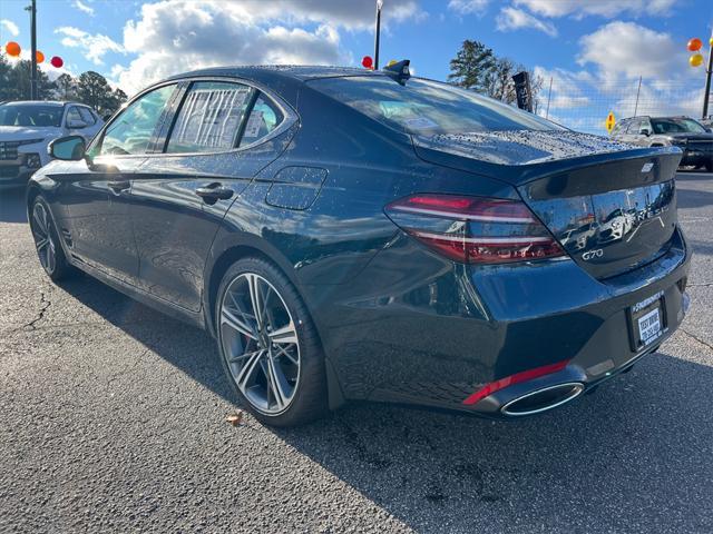 new 2025 Genesis G70 car, priced at $50,055