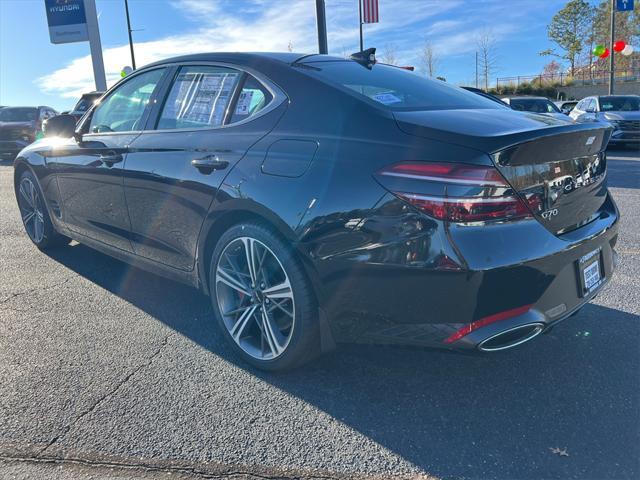 new 2025 Genesis G70 car, priced at $55,665