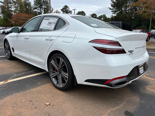 new 2025 Genesis G70 car, priced at $45,487