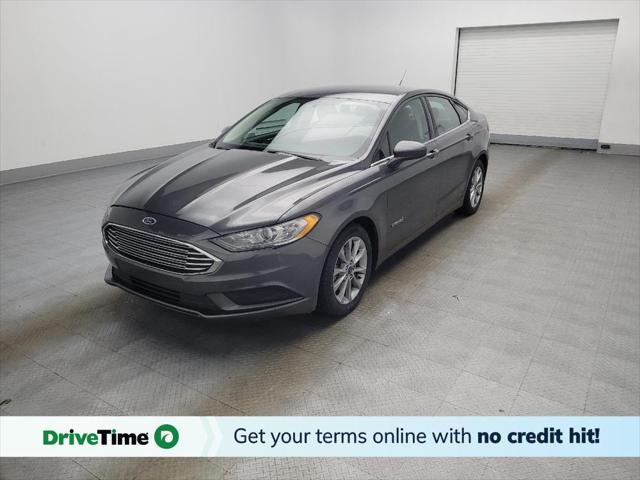 used 2017 Ford Fusion Hybrid car, priced at $14,895